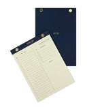 A6 POCKET SIZE NOTEBOOK EMBOROIDERED MILAN COVER DETAIL, CARDBOARD COVER COLOR BLUE, BLUE EMBROIDERY, INTERIOR DOTTED OR RULED, ROUNDED CORNERS, VISIBLE SINGER STITCHING ON THE SPINE, INTERIOR PAPER IVORY-COLORED 90 GMS, ACID FREE PAPER BACK GOLD FOIL COVER DETAIL MADE IN COLOMBIA BY MAKE2D