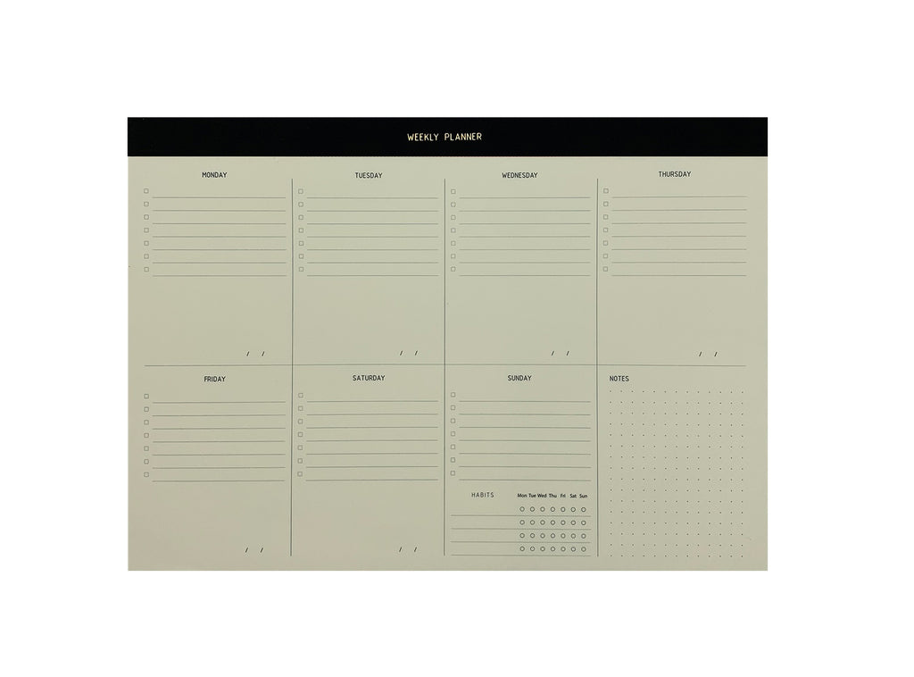 Desk Weekly Planner | Undated – Make 2D